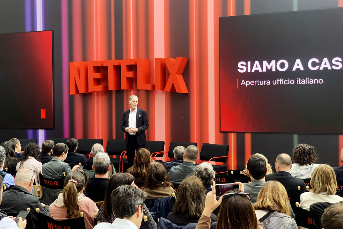 Launch event for Netflix new headquarters in Rome